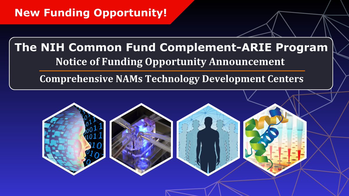 NIH_NINDS's tweet image. The #NIHCommonFund #ComplementARIE program released a new #FundingOpportunity! Explore the announcement and begin preparing your applications now: go.nih.gov/gz5JDK6