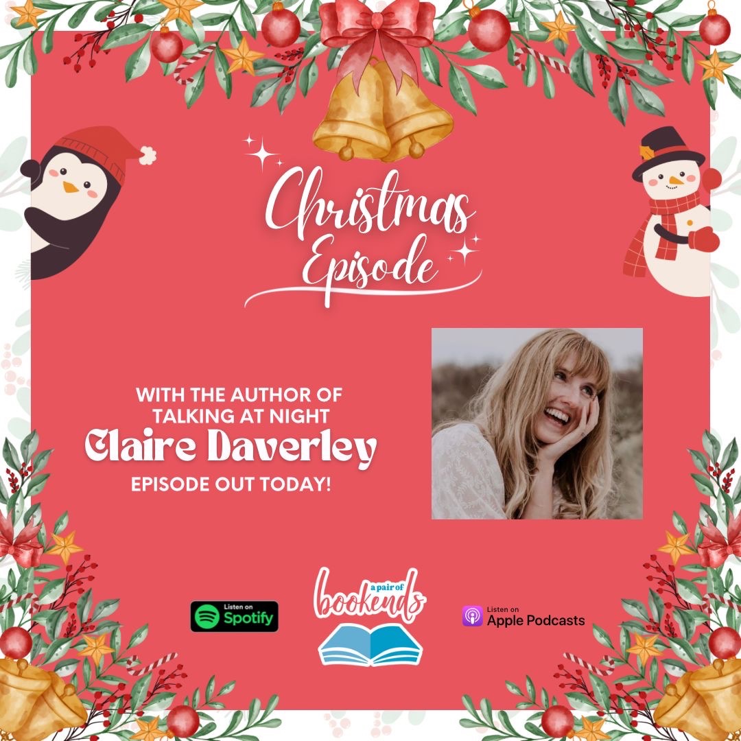 A Pair of Bookends (@apairofbookends) on Twitter photo 🎧🎄 CHRISTMAS SPECIAL 🎄🎧
It’s here! It’s landed! This year’s Xmas bonanza ep w/ the fabulous <a href="/ClaireDaverley/">Claire Daverley</a> is now available to listen wherever you get your pods. We discuss our top 5 fave reads of the year, our most anticipated 2025 releases + what we’re watching this Xmas! 🎧🎄 CHRISTMAS SPECIAL 🎄🎧
It’s here! It’s landed! This year’s Xmas bonanza ep w/ the fabulous <a href="/ClaireDaverley/">Claire Daverley</a> is now available to listen wherever you get your pods. We discuss our top 5 fave reads of the year, our most anticipated 2025 releases + what we’re watching this Xmas!