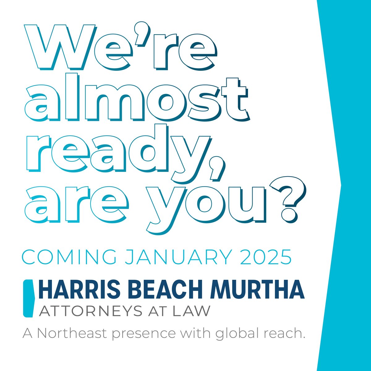We will soon combine with Harris Beach PLLC to become Harris Beach Murtha. Follow @HarrisBeach so you continue to receive our updates in 2025!