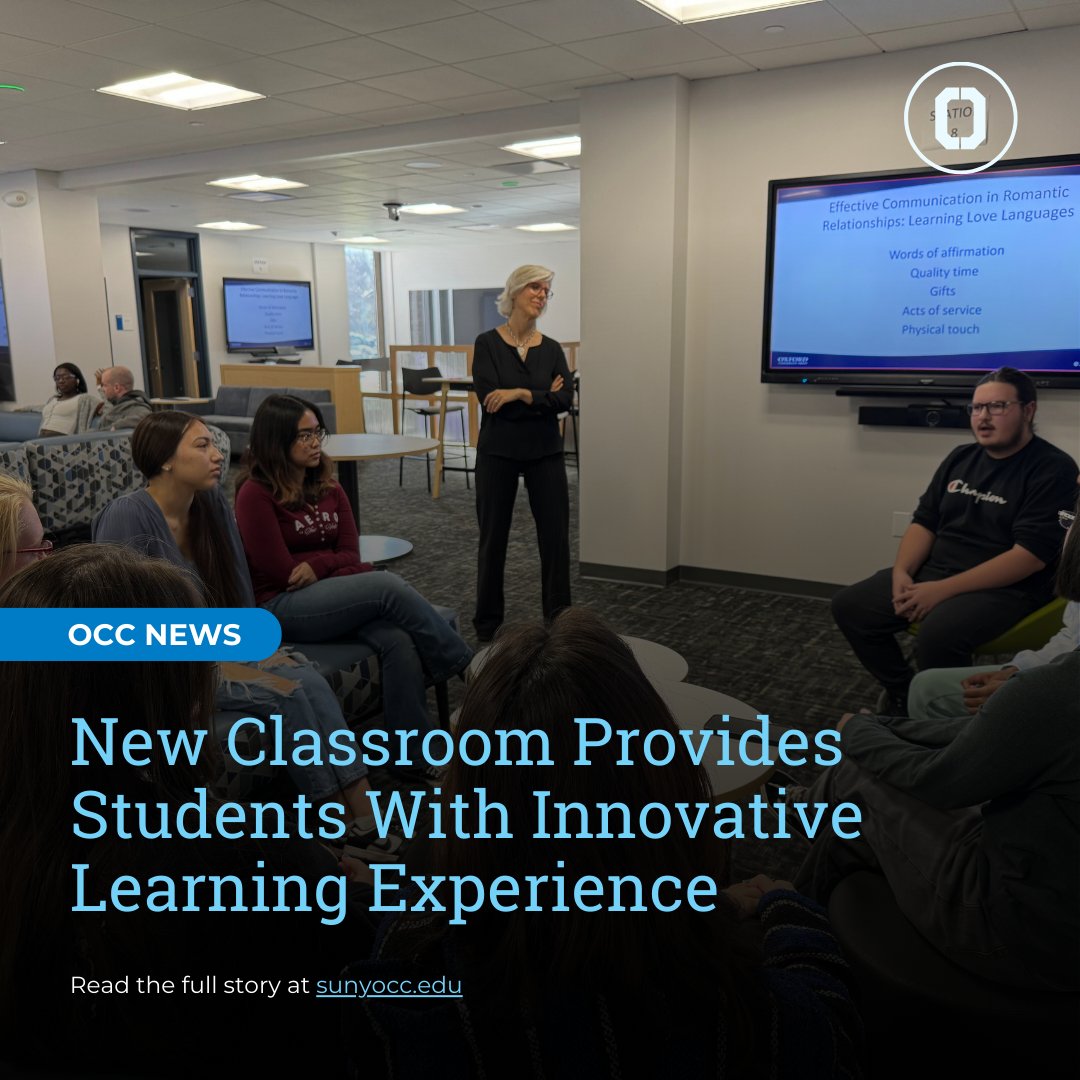 This week at OCC, a new classroom provides students with an innovative learning experience ⭐️ To read the full story, go to sunyocc.edu 🔗
#OnondagaCC #SyracuseNY #CommunityCollege