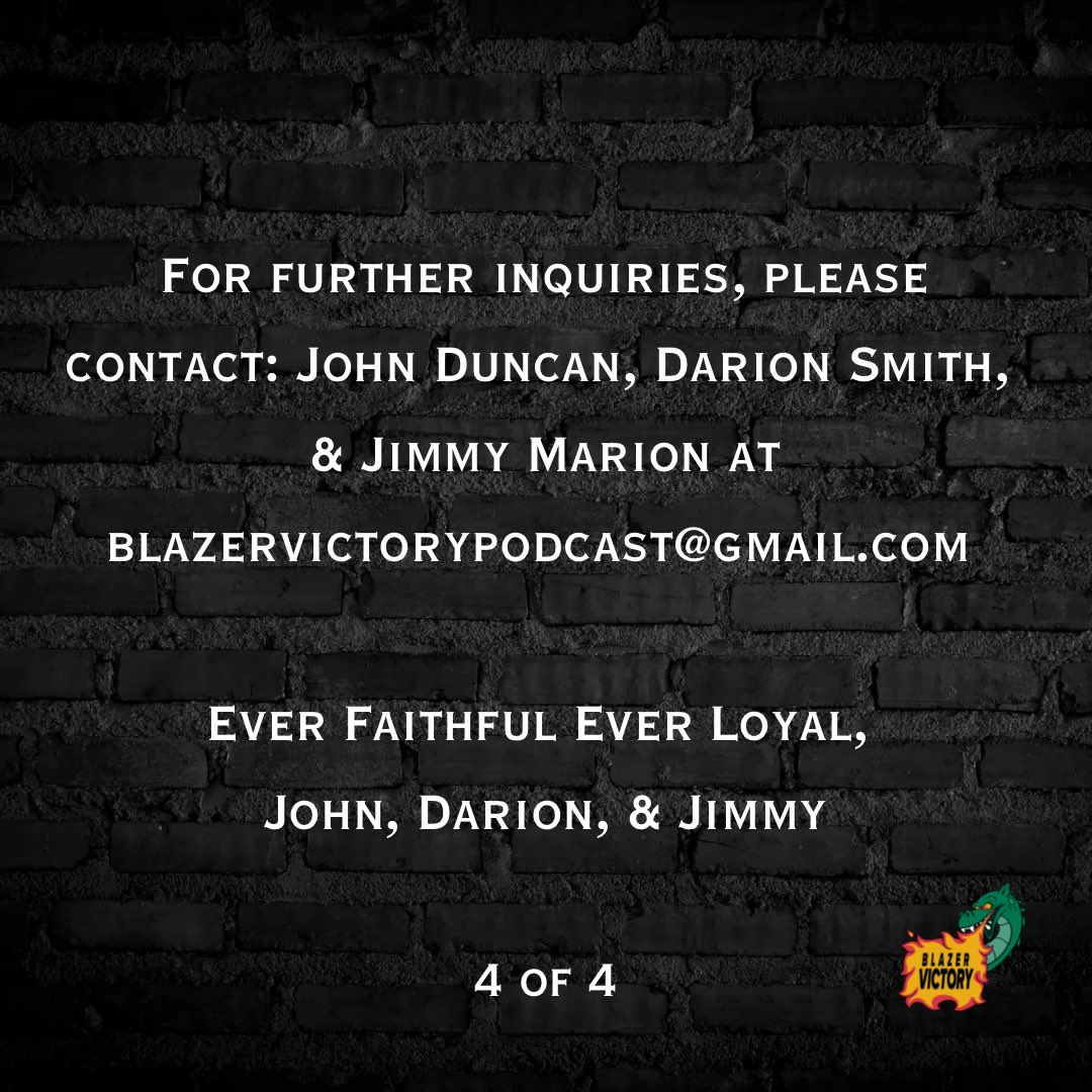 BlazerPod's tweet image. Statement from BVP.