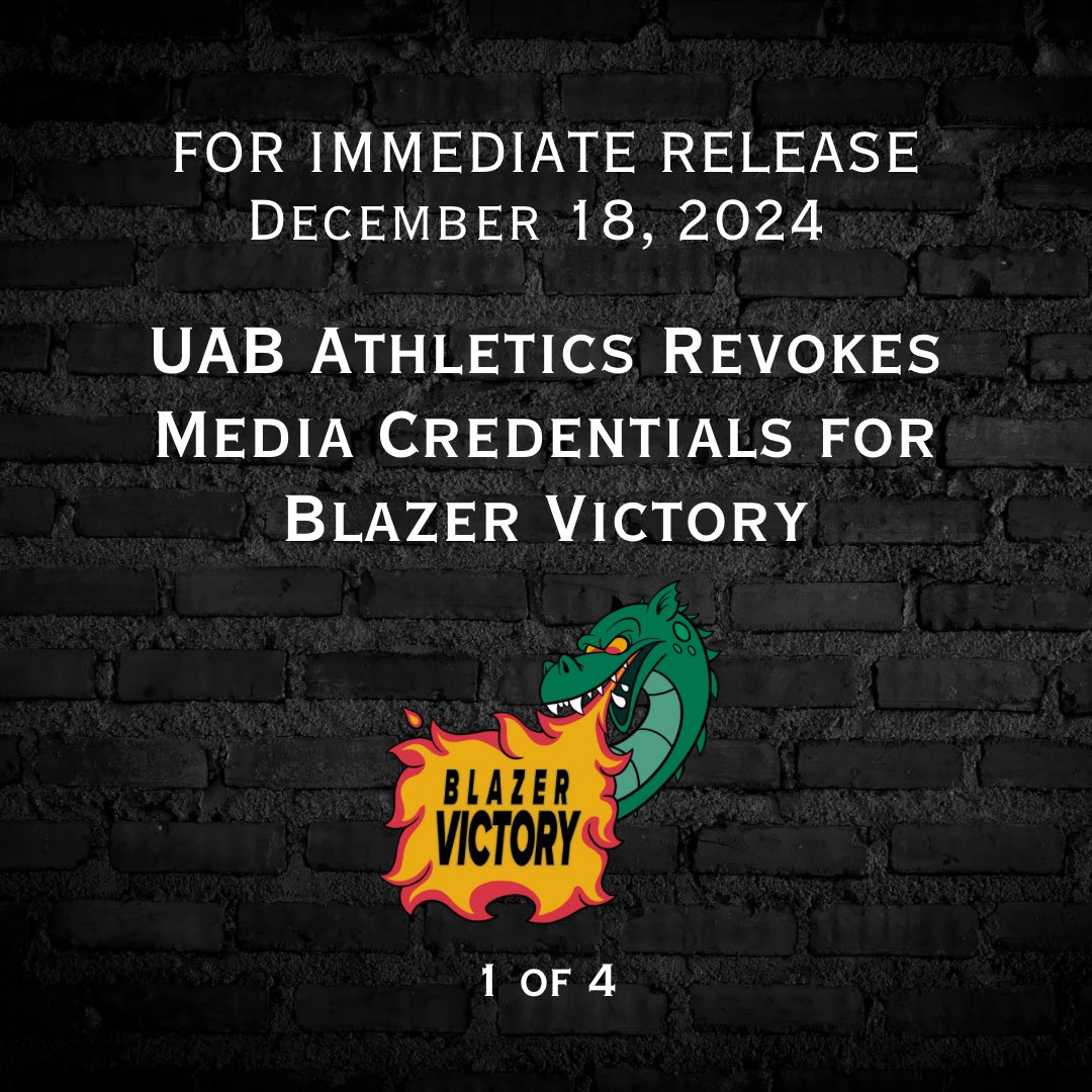 BlazerPod's tweet image. Statement from BVP.
