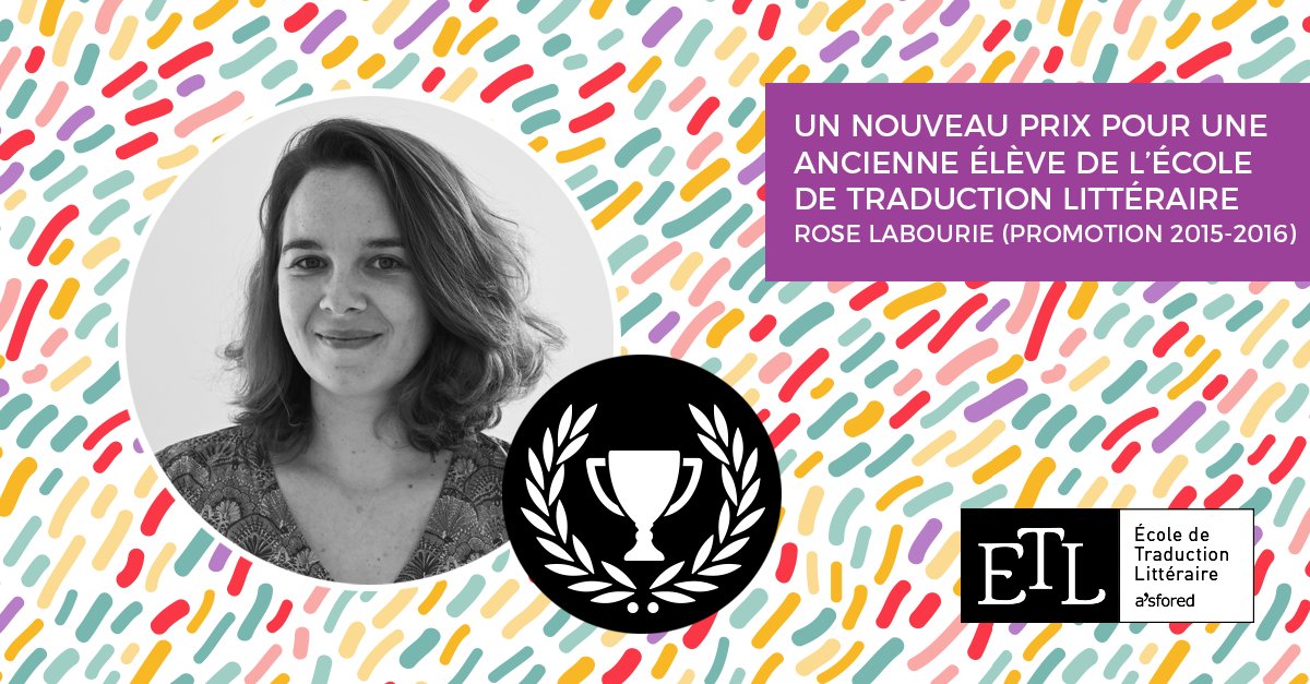 Asfored's tweet photo. Bravo à nos anciennes stagiaires ! Félicitations à Rose Labourie (promo 2015-2016), lauréate du Prix de traduction du Pen-Club de France pour Hêtre pourpre (Juillard, 2023) ! 
Et bravo à Maïa Rosenberger (promo 2023), finaliste pour Nocturne de Gibraltar (L’Orma, 2023). 
#Prix https://t.co/F34zgjyPdF