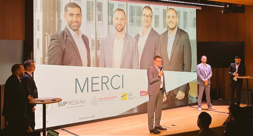 En ce début d'après-midi ce sont Alexandre, Khalid, Ludovic et Yannis qui ont poursuivi les soutenances avec "Comment mieux mesurer et chiffrer la non production pour cause d'annulation de travaux"