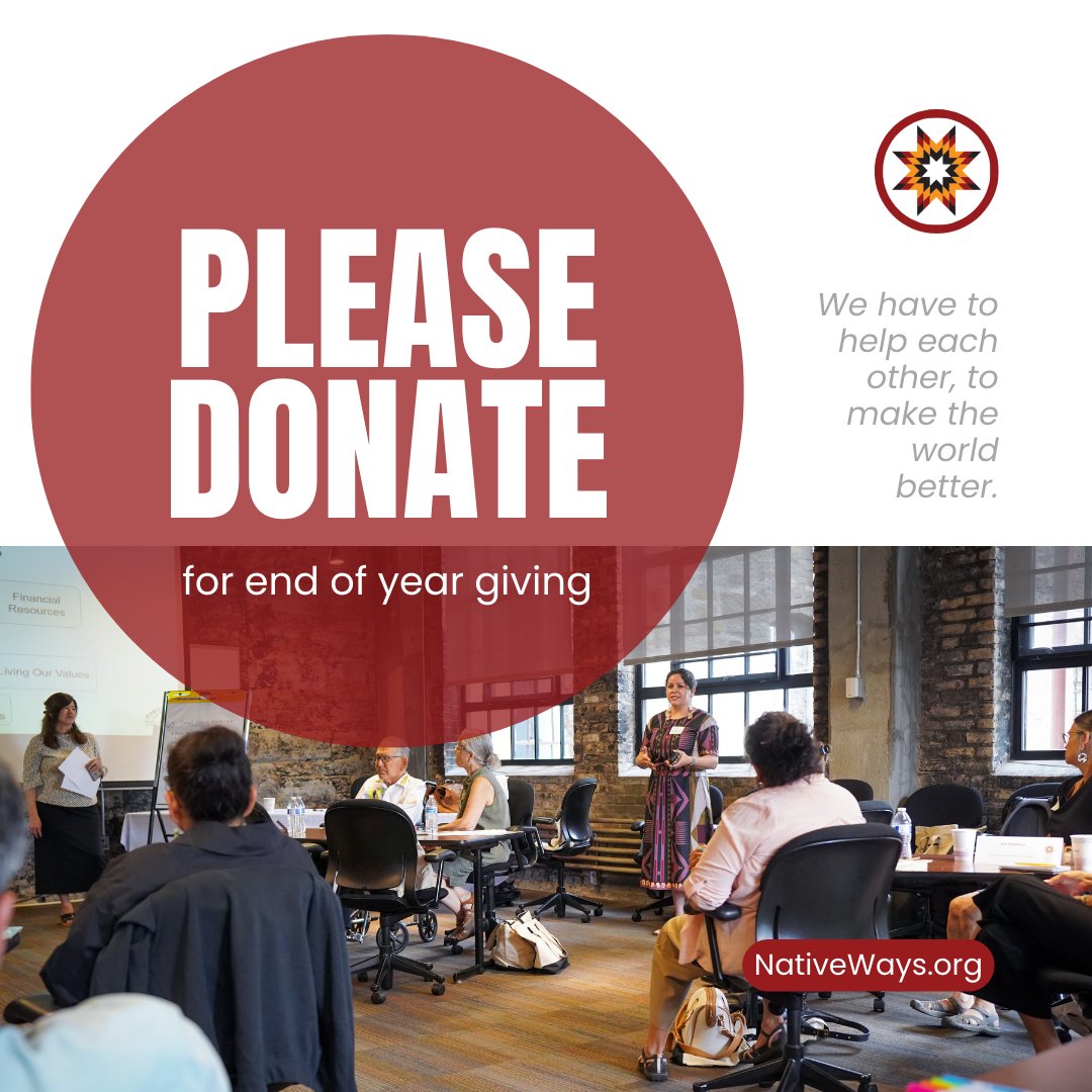 native_ways's tweet image. 🌟Together, we can build a thriving, diverse, and powerful Native nonprofit sector. 🙌🏽💛 
 
👉 Donate now and be part of the change: nativeways.org/donate/
#GiveNative #NativeNonprofit #ChangeWithEveryDonation #IndigenousLed #SupportNativeNonprofits #EndOfYearGiving