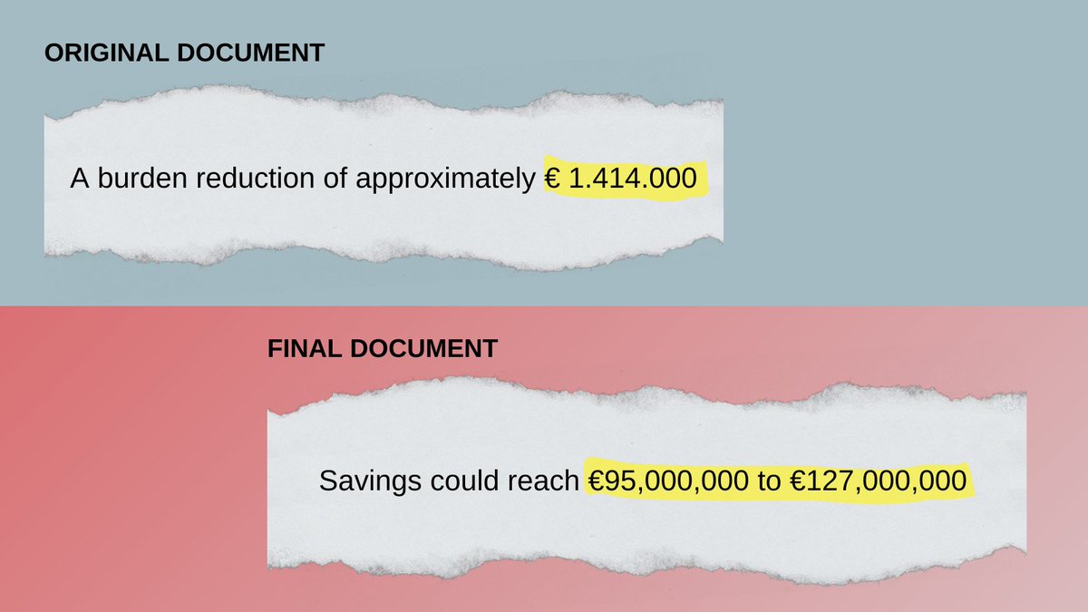 EUROPEAN TRADE UNIONS (@etuc_ces) on Twitter photo 🔴Figures showing that there would be very small financial savings from a deregulation policy with high social costs disappeared from an <a href="/EU_Commission/">European Commission</a> document before its publication. Thread... 🔴Figures showing that there would be very small financial savings from a deregulation policy with high social costs disappeared from an <a href="/EU_Commission/">European Commission</a> document before its publication. Thread...