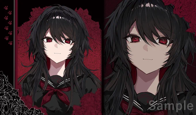 C105/コミケ/Web頒布 新作情報「れん」のスリーブとプレイマットになります。イラストはMaya様()になります! 