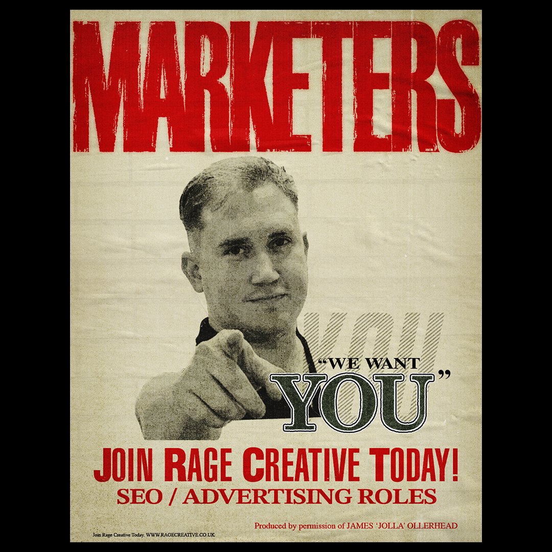 RageCreativeLtd's tweet photo. 🔥 We’re Hiring: SEO Pro! 🔥 Help us dominate digital. £1M in 7 months, countless e-commerce wins—ready to join the ride? 🚀 Apply now! https://t.co/NmokTzdwKs