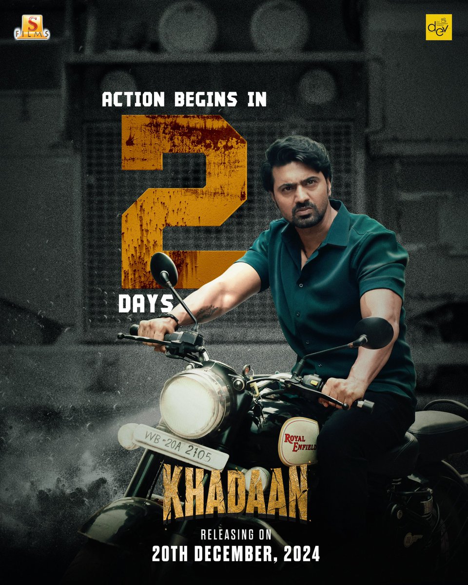SDFilmyNews's tweet image. Only 2 days to go! The wait is almost over - “Khadaan“ is set to ignite the big screen with an explosive tale of grit and glory. ⚡
Get ready to witness the action-drama of the year this 20th December! 🎥 

#2DaysToKhadaan #Khadaan #Dev46 #KhadaanReleasingDec20