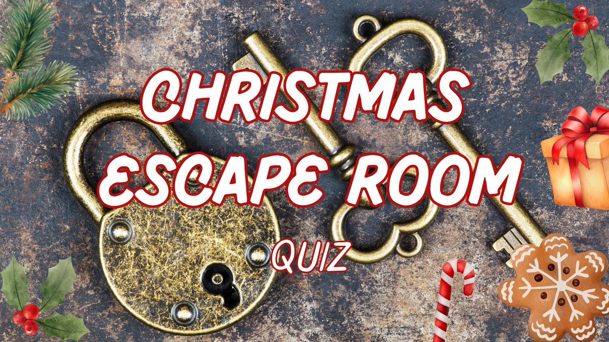 Revamp Your Christmas Day Entertainment - If you are not already sign up to our Newsletter and get a FREE Christmas Escape Room Quiz 
buff.ly/4gletkX