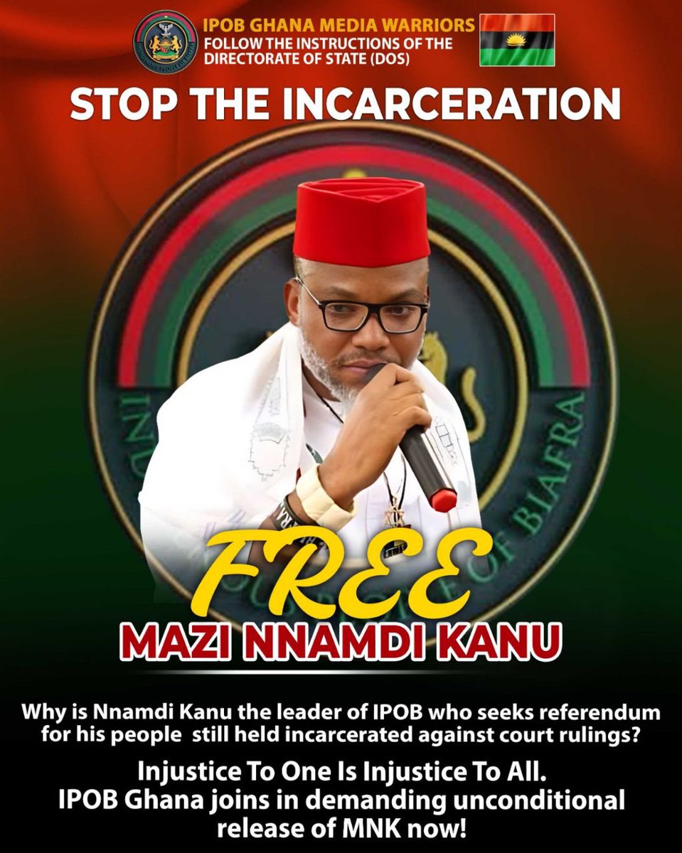 ChinasaNworu's tweet photo. #FreeMaziNnamdiKanu https://t.co/Tj4VCtOEQz