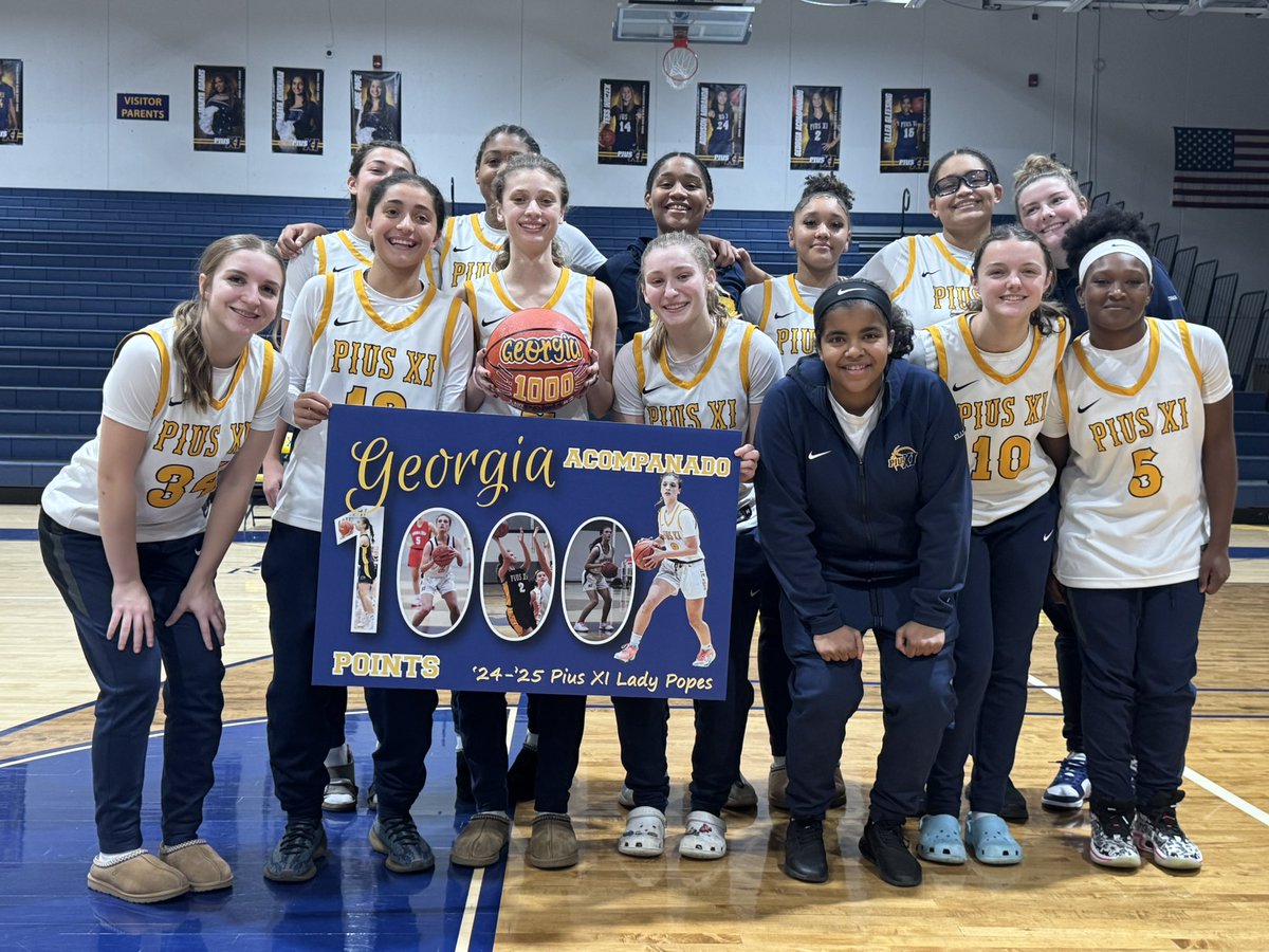 PiusLadyballer's tweet photo. Congratulations to @GeorgiaAcomp03 on her 1000 CAREER PTS 🙌🏼 Keep working hard G! Love watching you on the court 🏀🔥 https://t.co/cMvDY1x0l6