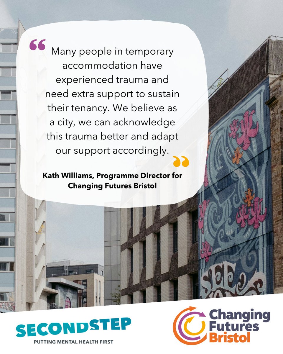 wearesecondstep's tweet image. Could building relationships help reduce evictions in Bristol? Changing Futures Bristol is supporting the restorative approaches pilot which aims to help people living in temporary accommodation avoid eviction due to conflicts. 

Find out more second-step.co.uk/restorative-ap…