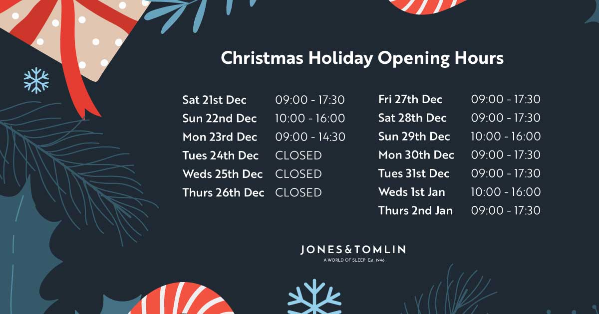 Jones & Tomlin - Beds, Mattresses & Bedding tweet media