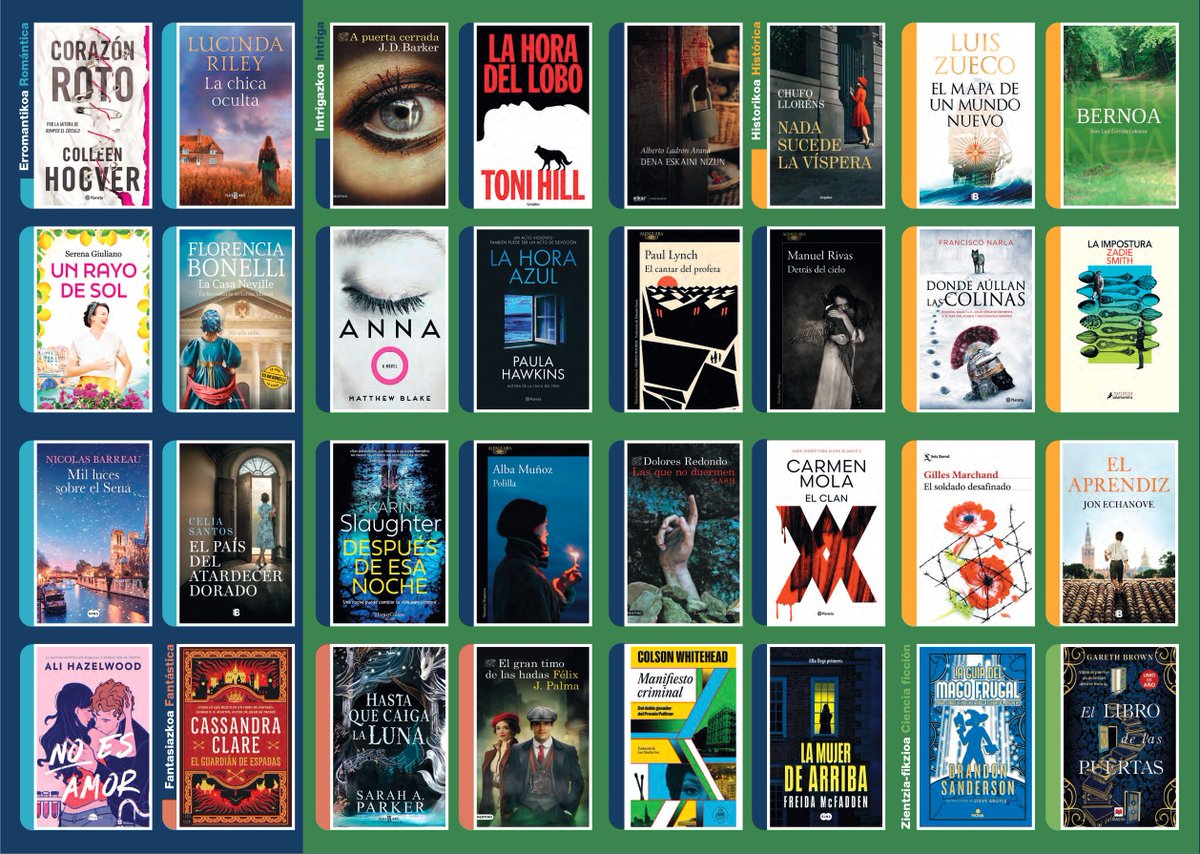 Neguko gidako liburuak jadanik prest liburutegian 💯⚠👍
Los libros de la guía de invierno ya están listos en la biblioteca.