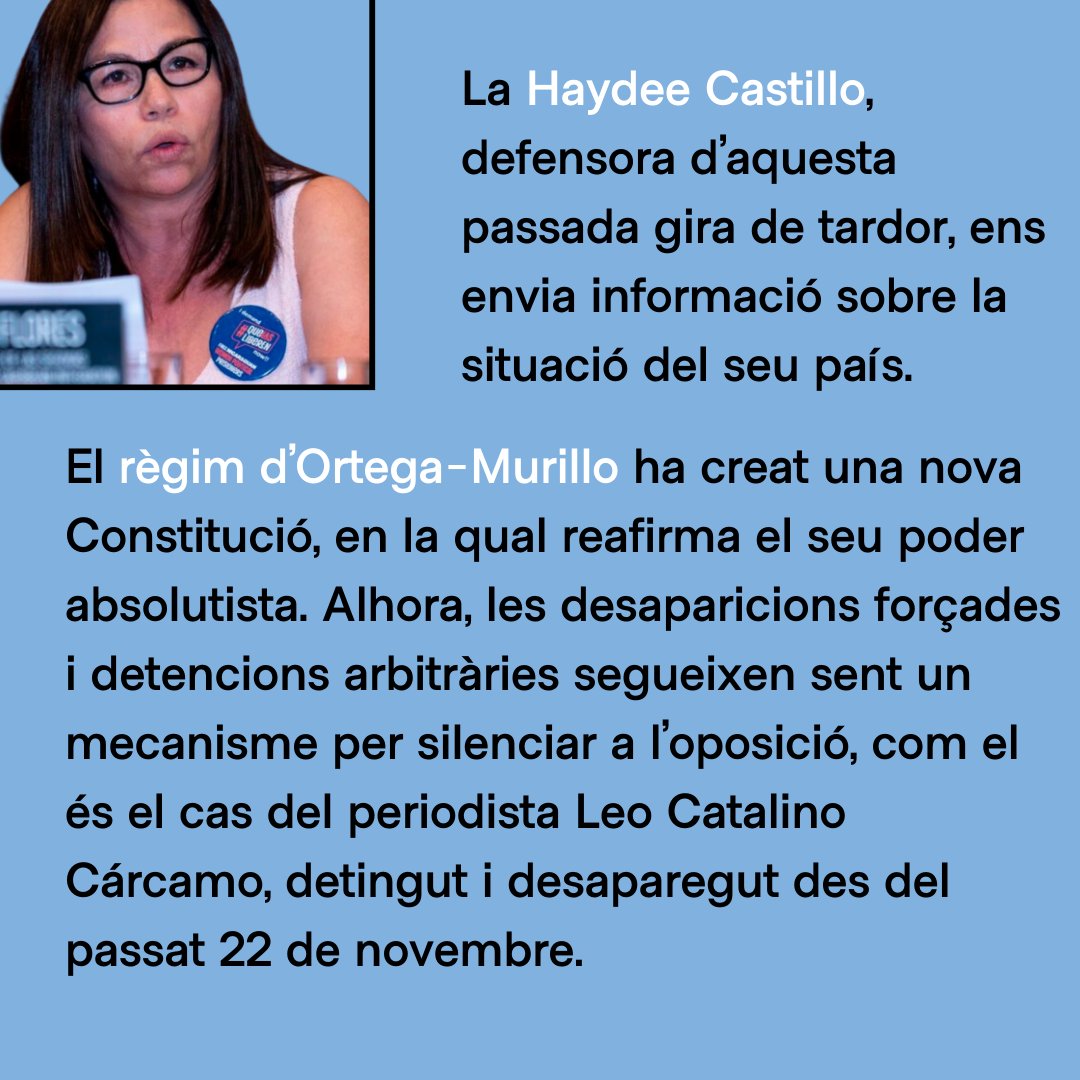 ciutatsdh's tweet photo. #dretshumans #defensemquidefensa #ortegaymurillo #dictaduranicaragua #nicaragua https://t.co/qTA5FWE2H2