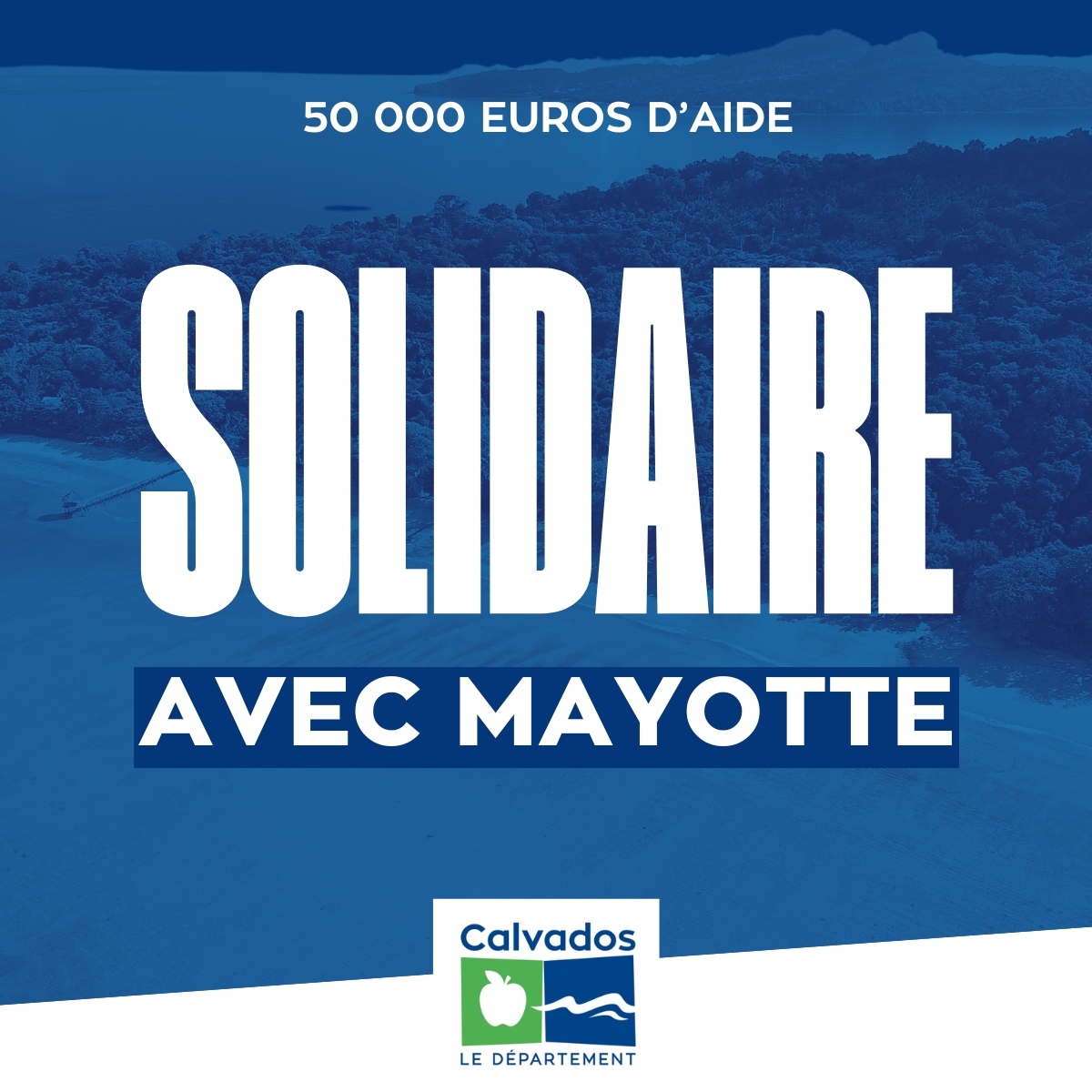 🍏🌊 Calvados Département ( parti sur Bluesky) (@calvadosdep) on Twitter photo Passage du Cyclone #Chido à #Mayotte : le Département du #Calvados apporte une aide de 50 000 euros.
Le communiqué officiel  👉calvados.fr/communique/cyc…  #SolidariteMayotte Passage du Cyclone #Chido à #Mayotte : le Département du #Calvados apporte une aide de 50 000 euros.
Le communiqué officiel  👉calvados.fr/communique/cyc…  #SolidariteMayotte