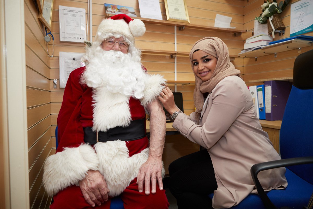 NHS SNEE ICB - Ipswich and east Suffolk (@sneeicb_ies) on Twitter photo Even Father Christmas has made the time to have his flu vaccination.
Having yours will help keep you right as rein (deer).
There's Noel time like the present to get your vaccination.
All the info at sneevaccine.org.uk
<a href="/ESNEFT/">East Suffolk and North Essex NHS Foundation Trust</a> <a href="/ComPharmNS/">Community Pharmacy Norfolk & Suffolk</a> <a href="/SCCPublicHealth/">Healthy Suffolk</a> <a href="/IpswichGov/">IpswichGov</a> Even Father Christmas has made the time to have his flu vaccination.
Having yours will help keep you right as rein (deer).
There's Noel time like the present to get your vaccination.
All the info at sneevaccine.org.uk
<a href="/ESNEFT/">East Suffolk and North Essex NHS Foundation Trust</a> <a href="/ComPharmNS/">Community Pharmacy Norfolk & Suffolk</a> <a href="/SCCPublicHealth/">Healthy Suffolk</a> <a href="/IpswichGov/">IpswichGov</a>