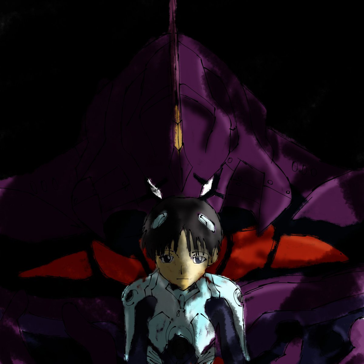 lumpitherobot's tweet photo. @YokaiChampions we need to cast our Vote to Shinji for the sake of NERV https://t.co/AmTugDW5yG