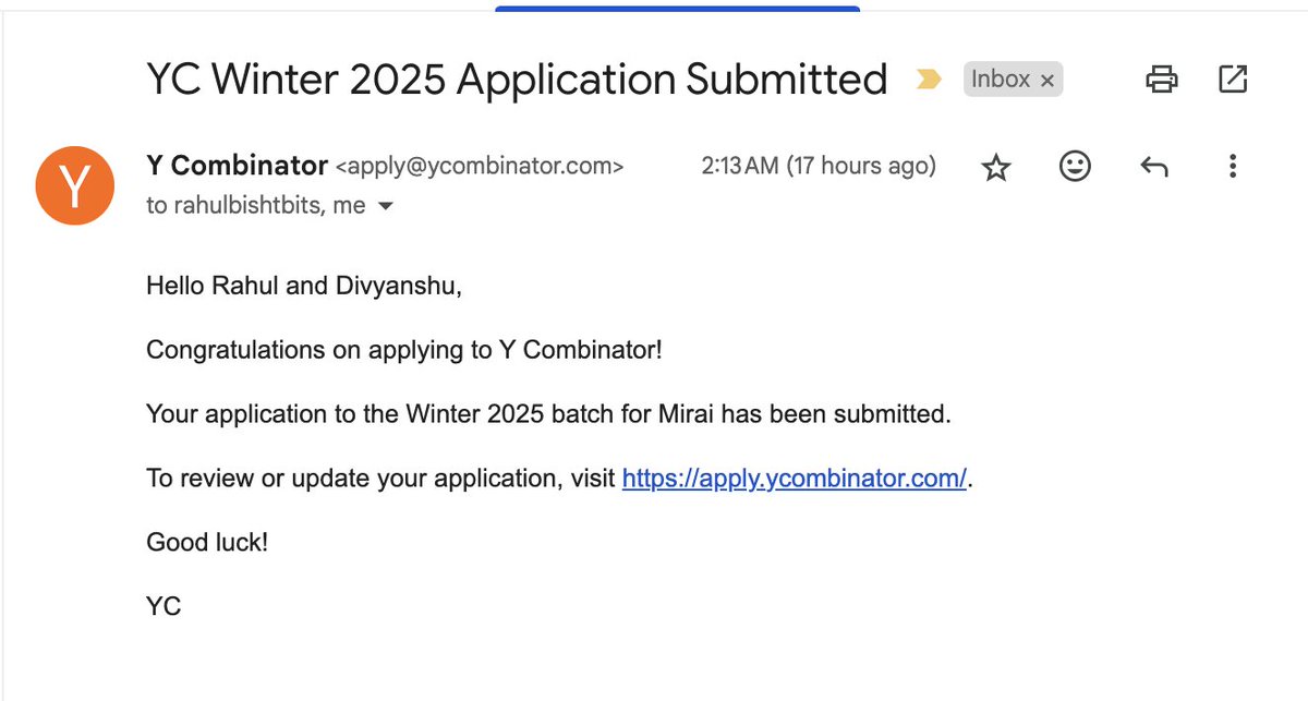 divyanshub024's tweet photo. Applied to @ycombinator with @buildMirai! ๐ Hereโs to building the future of server-driven UI.
#BuildMirai #flutterdev #buildinpublic https://t.co/s1JOM238vT