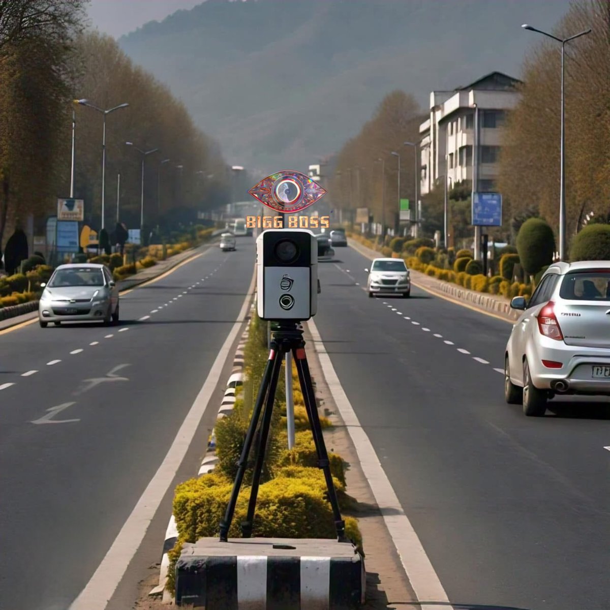 MusseGareeb_'s tweet image. Now Big boss is watching you, 
While you are driving on the roads in srinagar. 
#ITMS #SrinagarTraffic