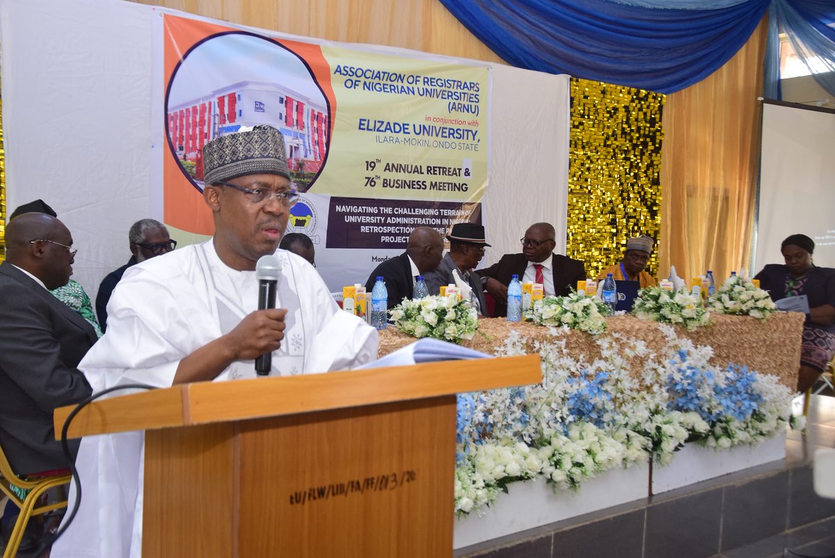 Association of Registrars of Nigerian Universities tweet media