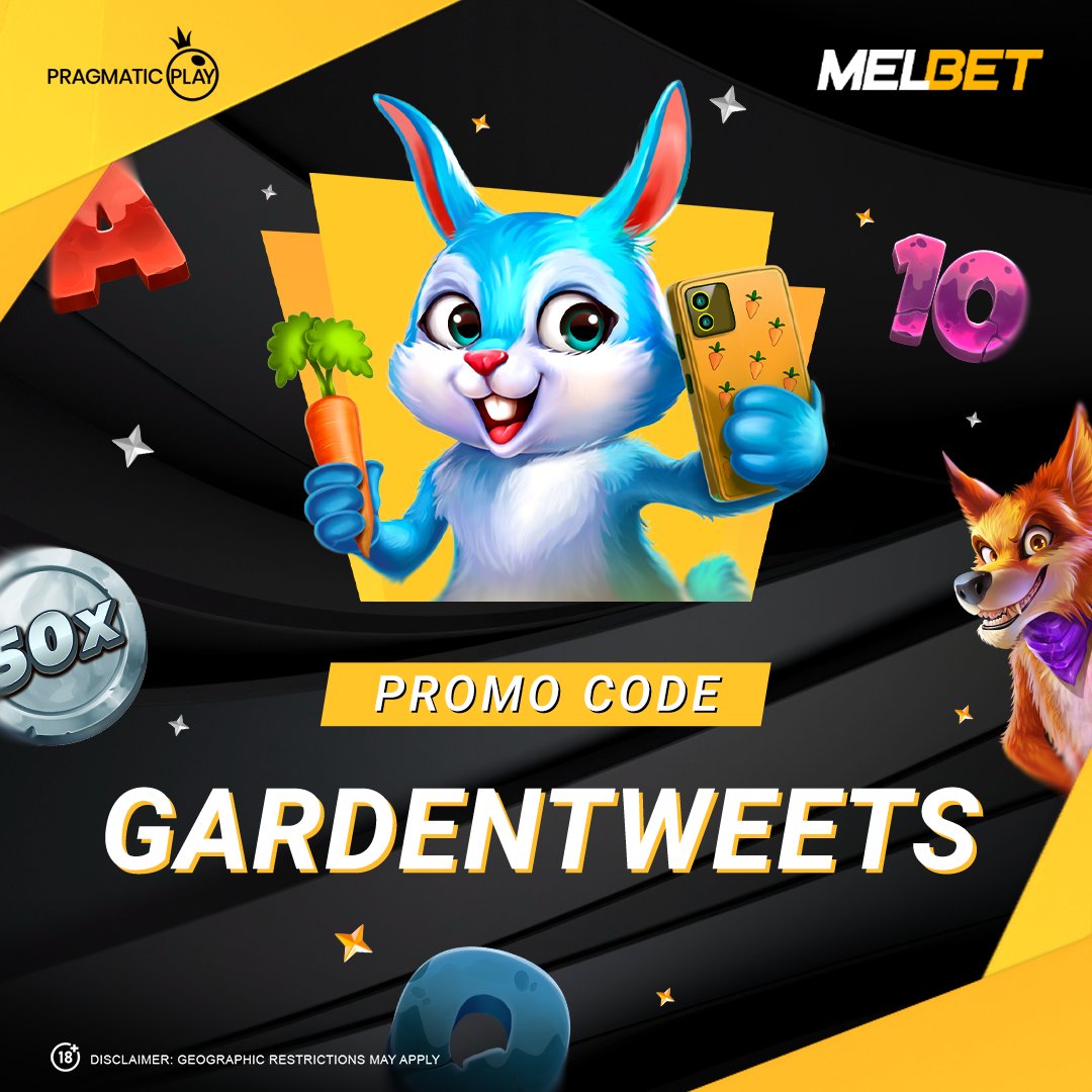 🐇PROMO CODE ALERT🐇

You're not late for a very important date! 

Follow the white rabbit, type in GARDENTWEETS and get 100 free spins in Rabbit Garden by Pragmatic Play 🐰

Bonus Rules:
Wager: x30
Min bet: 0.40
Validity: 19.12-25.12