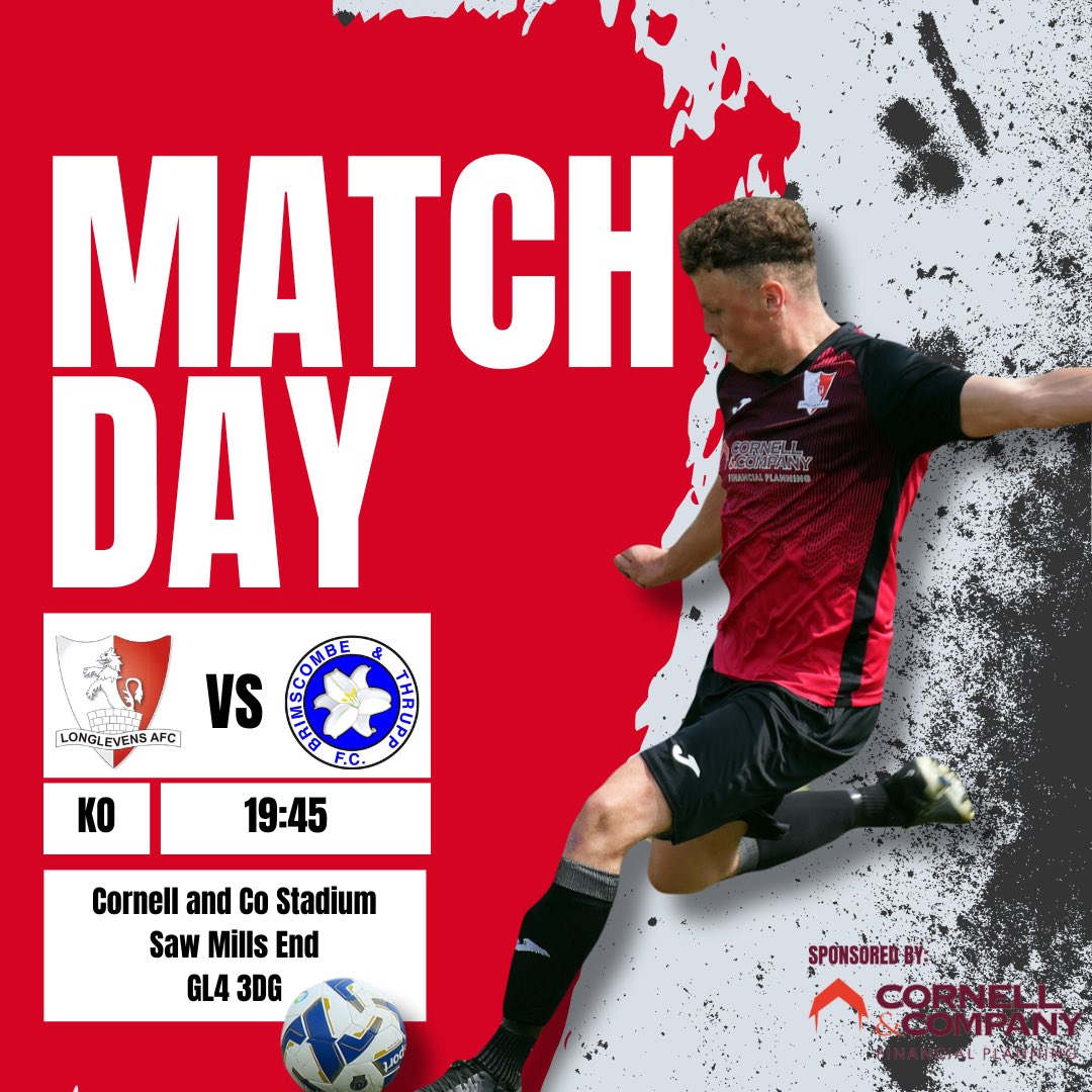 longlevensafc's tweet photo. Matchday!

⚽️ Home v @Btfcthemeadow 
🏟️ Cornell &amp; Co Stadium, GL4 3DG
🕣 7:45pm Kick Off
🎟️ Adults - £7
🎟️ Concessions - £4
🎟️ Under 16s - Free
🍻 Bar Open
🍔 Burger Van Open

Matchday Programme:

https://t.co/HJ3dw5R7YX

Come on down and support the boys!

Up the Levens ❤️🖤 https://t.co/Pp82bTpEIp