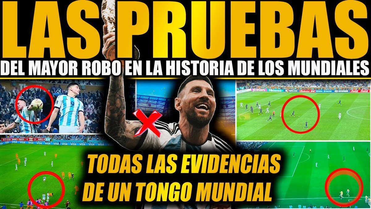Hoy se cumplen 2 años del acto de corrupción mas grande del mundo...Un día como hoy hace 2 años un desgraciado se cargo el futbol...El 18/12 es casi similar al 11/09  por culpa de un argentino egoísta que prefirió asesinar al futbol y sus valores regalándole un mundial sin