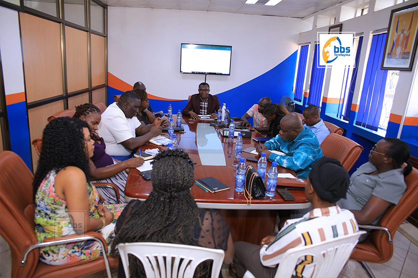 BBS TEREFAYINA (@bbstvug) on Twitter photo Ebula olunaku lumu lwokka okutuuka ku mukolo gw'ennyimba z'amazaalibwa ga Kristo ez'Obwakabaka ku Lwokutaano luno. Abateesiteesi aba <a href="/bbstvug/">BBS TEREFAYINA</a> nga bakulembeddwamu Ssenkulu Omuk. <a href="/PatrickSembajjo/">Patrick Ssembajjo</a> ne Ssentebe <a href="/StevenBusuulwa/">Steven Dunstan Busuulwa</a> bakola butaweera era weema abaweereza mwebanaatuula Ebula olunaku lumu lwokka okutuuka ku mukolo gw'ennyimba z'amazaalibwa ga Kristo ez'Obwakabaka ku Lwokutaano luno. Abateesiteesi aba <a href="/bbstvug/">BBS TEREFAYINA</a> nga bakulembeddwamu Ssenkulu Omuk. <a href="/PatrickSembajjo/">Patrick Ssembajjo</a> ne Ssentebe <a href="/StevenBusuulwa/">Steven Dunstan Busuulwa</a> bakola butaweera era weema abaweereza mwebanaatuula