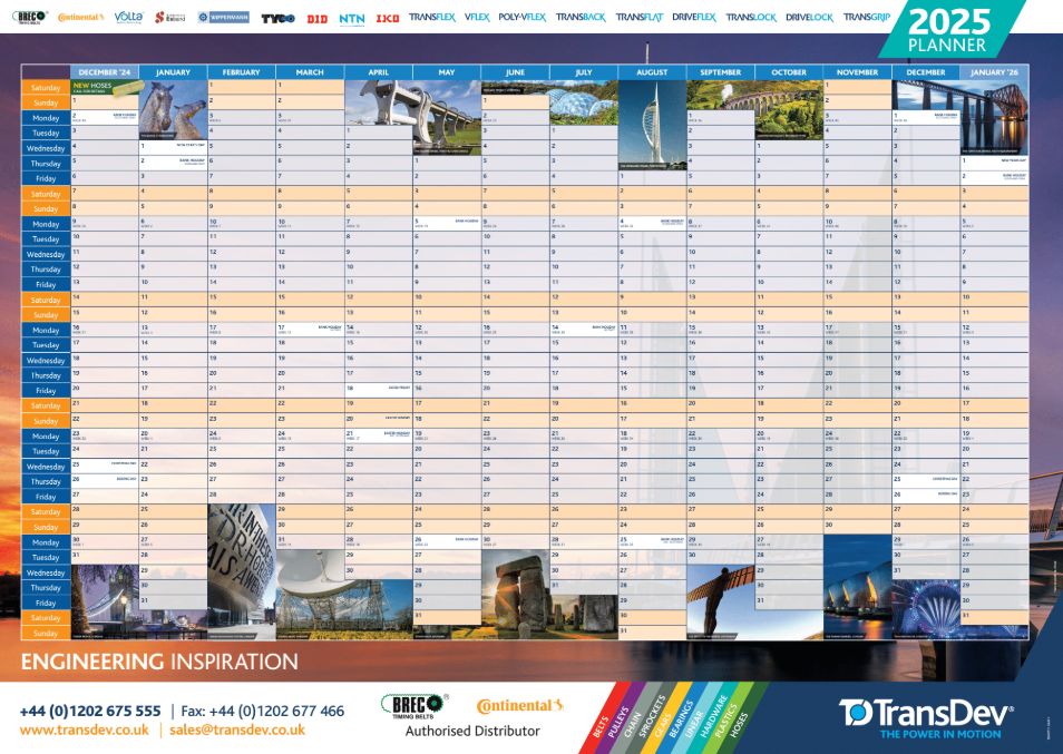 TransDevGB's tweet photo. The new issue of DRIVEN magazine is available now and focuses on our new range of Continental Hoses, with a simple selection chart. The printed version also features a
FREE 2025 Giant Wallplanner. Get in touch with your TransDev sales contact to claim yours! https://t.co/j3uQGg7M1w