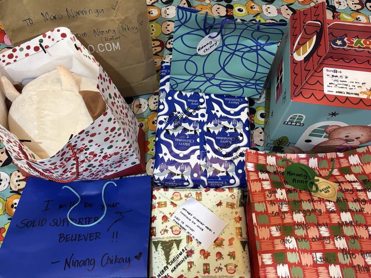 mrc_nanninga's tweet photo. Thank you sa gifts and love!! MARCadas, Marc Believers, And to Ninangs hehehe super happy ako. Labyuuu 🥹🫶 https://t.co/hlEcYb5Zfv