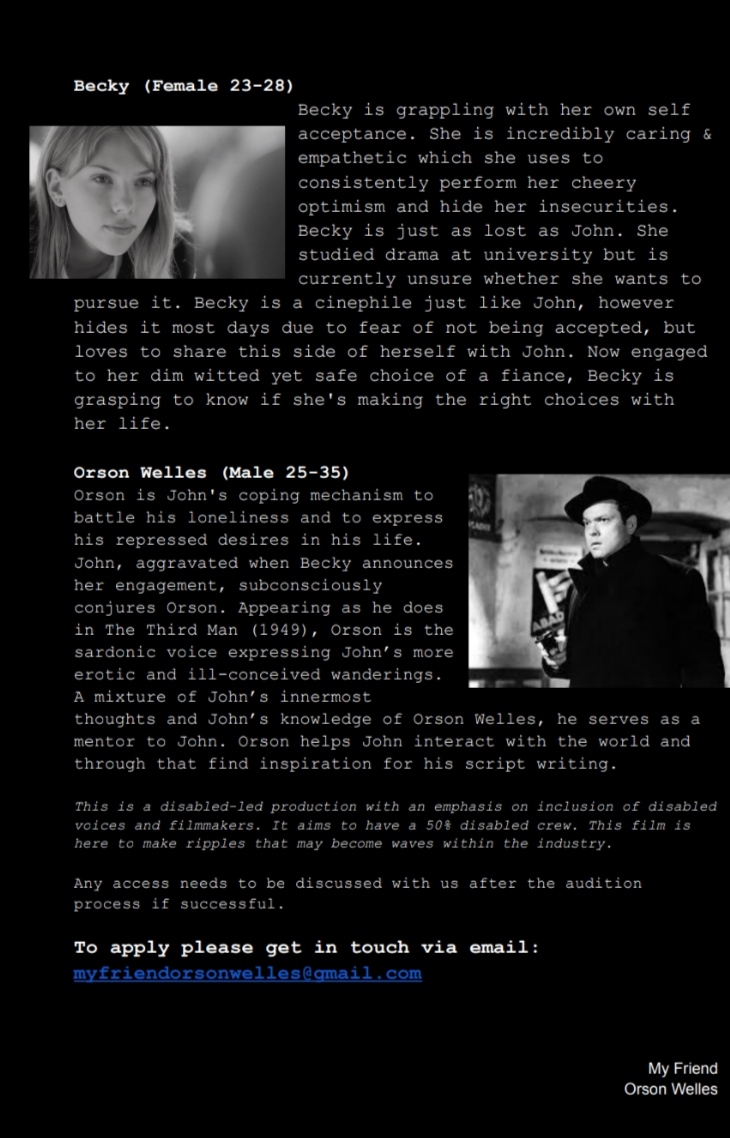 My Friend Orson Welles film tweet media