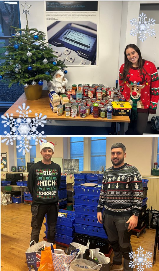 You can bank on EDC NE.
Spreading festive spirit, our team gathered donations to what is now our annual Christmas food collection. 'Santa's helpers' Matty  &amp; Conner, delivered to the Trinity Methodist Church who distribute to local food banks. Thanks Lucy for arranging!