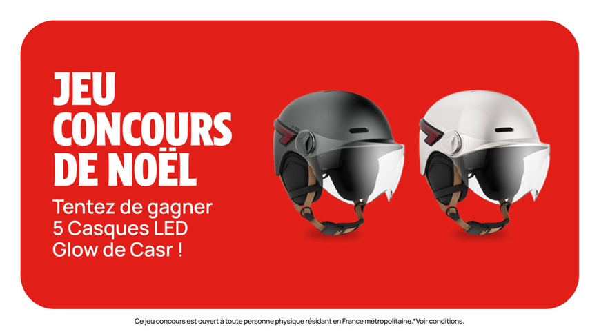 JEU CONCOURS DE NOËL 🎅 | Roulez avec style et en toute sécurité avec le casque de vélo LED Glow Casr, couleur crème/anthracite au choix ! 🚴‍♂️
Pour participer 👉 RT + Follow <a href="/Darty_Officiel/">Darty</a>
Bonne chance à tous ! 🎯
En savoir + 👉 urls.fr/8qIxOK
TAS le 26/12. 5 gagnants.
