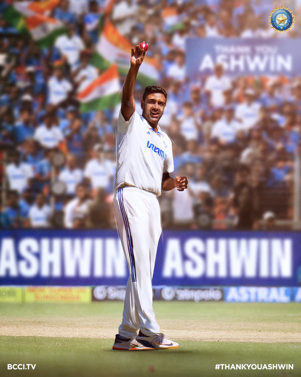 Rahulcric02's tweet photo. Ashwin, the Match winner 🙌
Ashwin, the Centurion 💯
Ashwin, the Magician with the ball 🪄
Ashwin, the Team man 🤝

International cricket will miss them all ❤️

#TeamIndia | #ThankYouAshwin | @ashwinravi99 #INDvAUS #AUSvIND https://t.co/VQmOsl5eVG