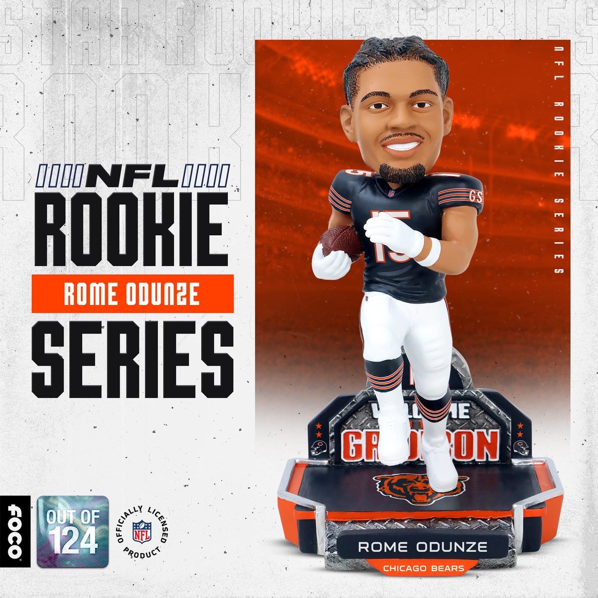 ChiRuxinBGO's tweet photo. Christmas is right around the corner if you want to get me…I mean your favorite #DaBears fan something awesome!!

New @FOCOusa…Rome Odunze bobblehead! 

The rookie is having a great year too!

Find this and other Bears bobbleheads…

https://t.co/wogxG4PAds https://t.co/Onalh77o3g