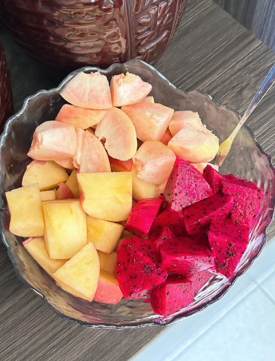 Today's peach is super delicious