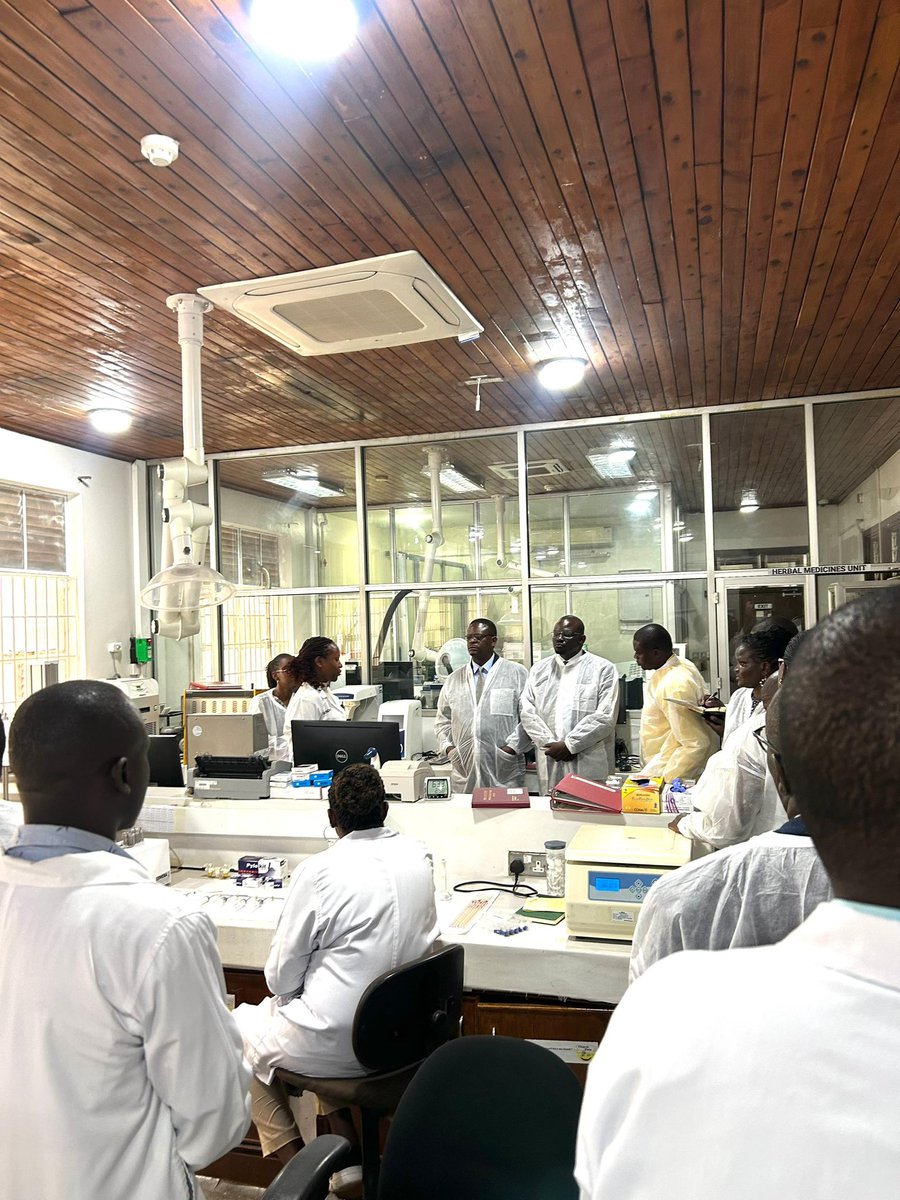 Uganda National Drug Authority (@undauthority) on Twitter photo Yesterday afternoon, we hosted The Committee of <a href="/UgParliament/">Parliament Of Uganda</a> on Health at our Pharmaceutical Quality Control Laboratory in Mulago. The Members of Parliament who were conducting their supervisory role wanted to understand the activities and the scope of our testing. Yesterday afternoon, we hosted The Committee of <a href="/UgParliament/">Parliament Of Uganda</a> on Health at our Pharmaceutical Quality Control Laboratory in Mulago. The Members of Parliament who were conducting their supervisory role wanted to understand the activities and the scope of our testing.