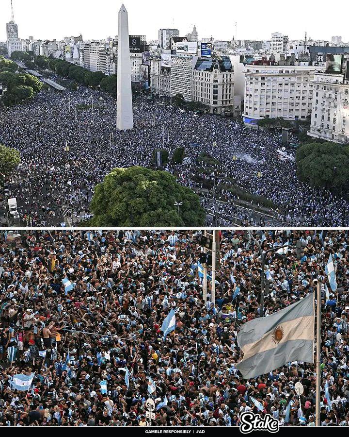 How the various Cities in the world reacted to Lionel Messi's World cup Triumph. 

Most influential athlete of all time 🐐 

A massive thread 🧵
