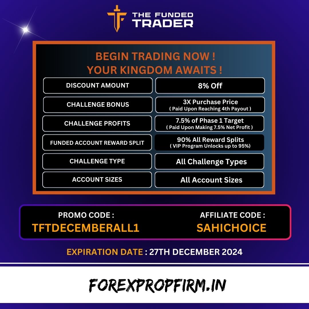 forexpropfirm_'s tweet photo. π΅ THE FUNDED TRADER DECEMBER PROMO LIVE NOW
Affiliate Code : SAHICHOICE
Link : https://t.co/znvSQYyX4A
#thefundedtradergroup #propfirmtrading #propfirms #proptrader #thefundedtraderprogram #fundedtrading #funded #fundingprojects. #fundedtraderpro #fundedprofit #tft https://t.co/OPTaZZzE8h