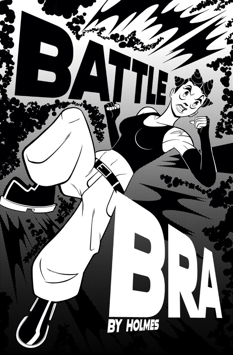 artschooldrop's tweet photo. my new comic “Battle Bra” is now officially available (link in 🧵) https://t.co/v00l3SKylM