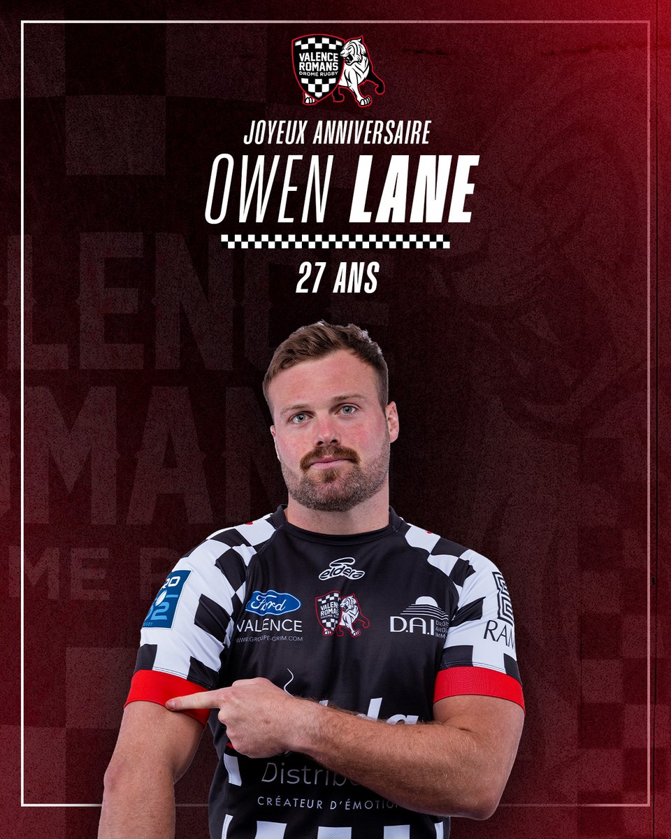 𝗔𝗡𝗡𝗜𝗩𝗘𝗥𝗦𝗔𝗜𝗥𝗘 𝗗𝗔𝗠𝗜𝗘𝗥 🎂

Joyeux anniversaire à 𝐎𝐰𝐞𝐧, notre ailier qui fête aujourd'hui ses 27 ans ! 🏁

#HAPPYBIRTHDAY