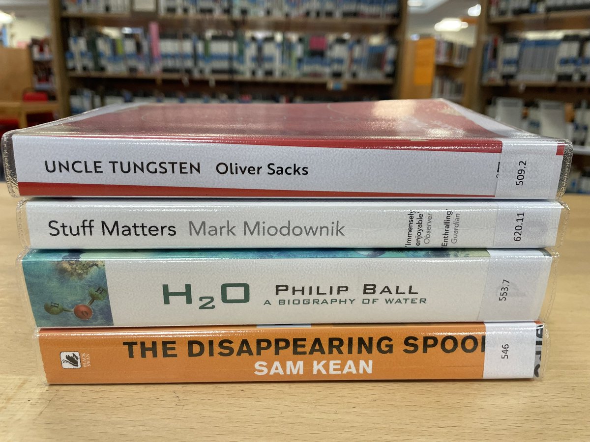 THSbookworm's tweet image. Additional copies of our #topreads for @THS_Science @THSsixthform 

All available in the Library.