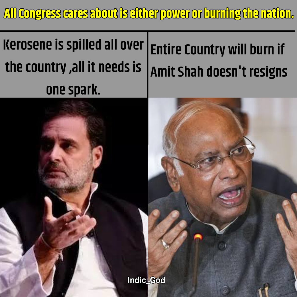 Indic_God's tweet photo. Congress is looking for one reason or another just to instigate RIOTS in the country .
From farmers protest to Bhim Rao Ambedkar issue , all they want is to burn the nation.
#CongressInsultsAmbedkar https://t.co/KYnAjaPYZS