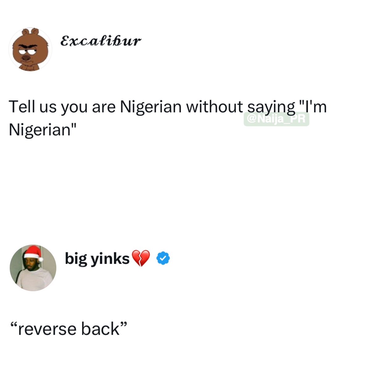 Naija tweet media