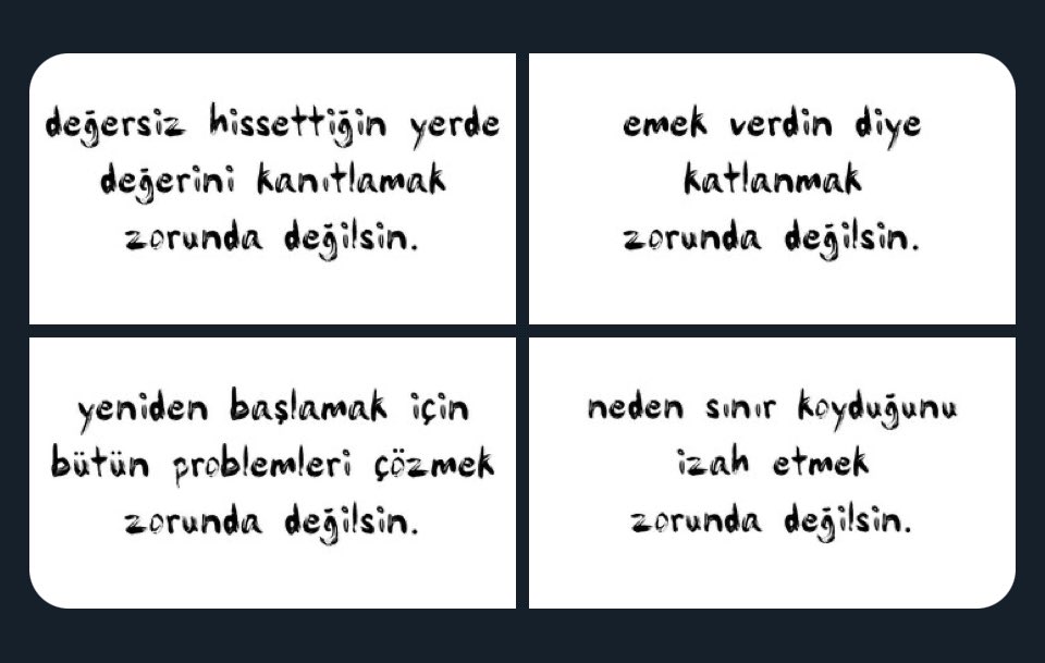 myferyal's tweet photo. Zorunda olmadığın bazı şeyler. https://t.co/aOK3O3gklt