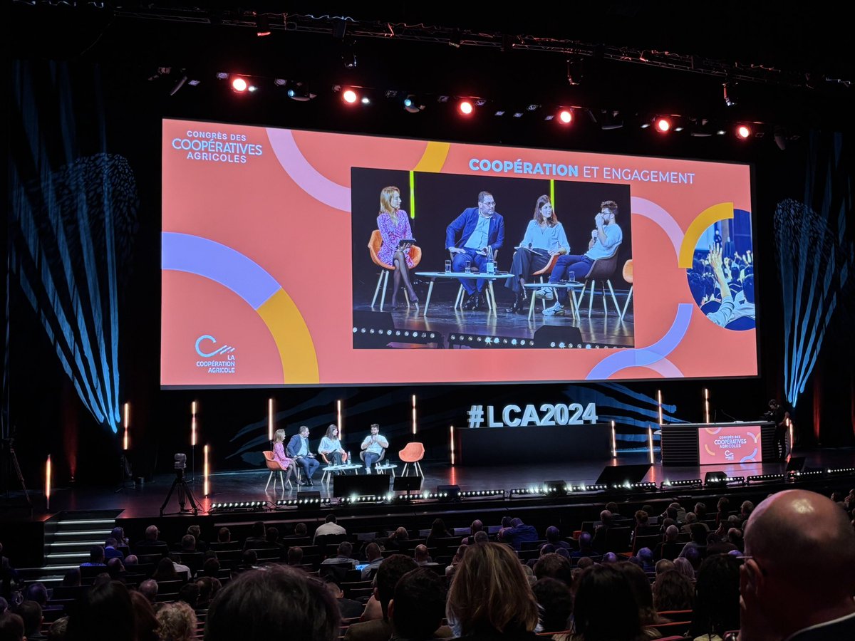 Entre #coopération et #engagement, débat au congrès #LCA2024 <a href="/Raphael_llorca/">Raphaël LLorca</a> confirme l’engagement des jeunes contre la baisse des entreprises <a href="/AgenceRDN/">AgenceRDN</a> <a href="/Lacoopagri_NA/">La coopération agricole NA</a>