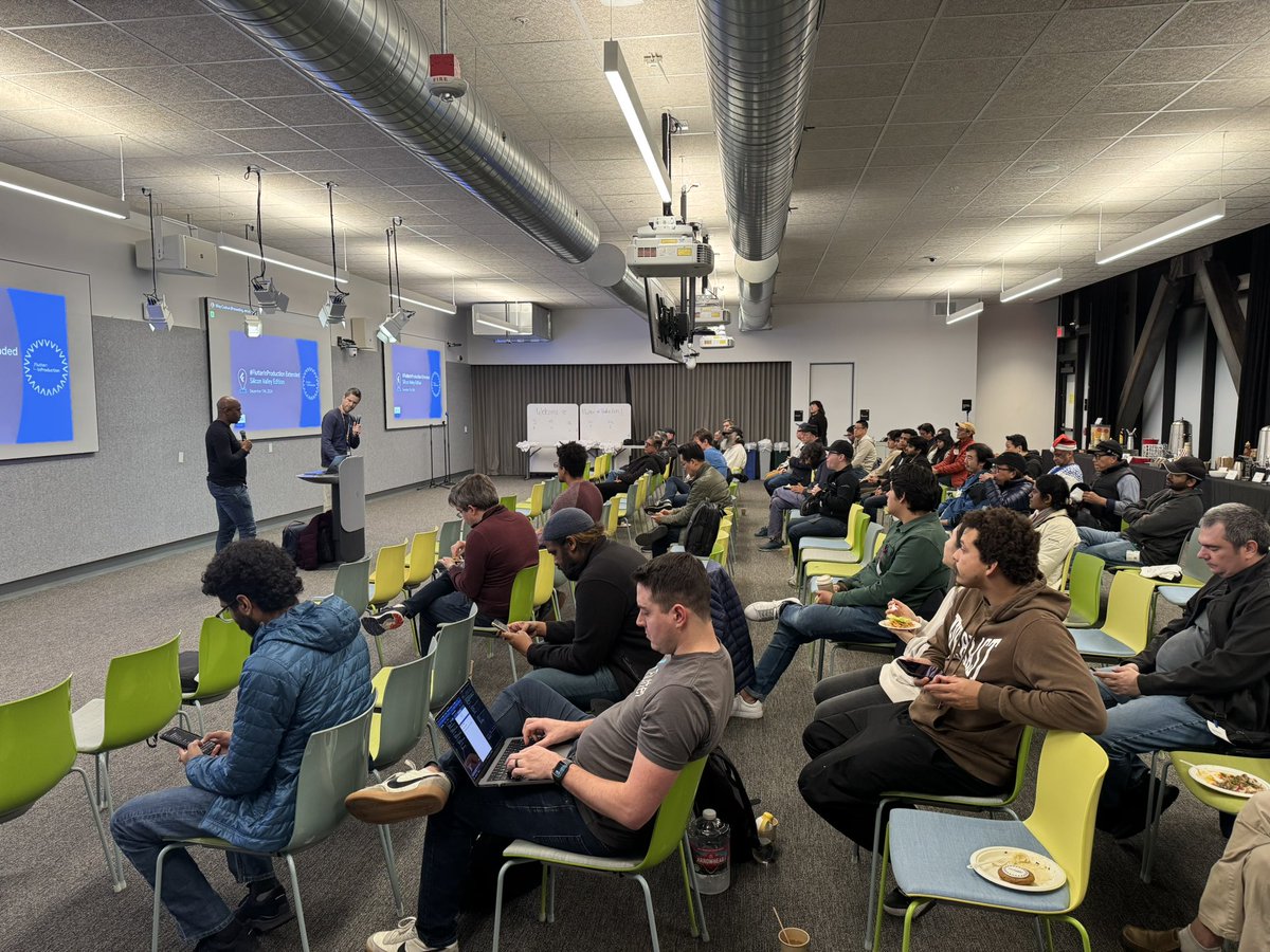 SVFlutter's tweet image. A fun evening last night celebrating #FlutterInProduction in the Bay Area.
Thanks to everyone to joined us
@craig_labenz @anderdobo - thanks for doing the Q & A with the community!