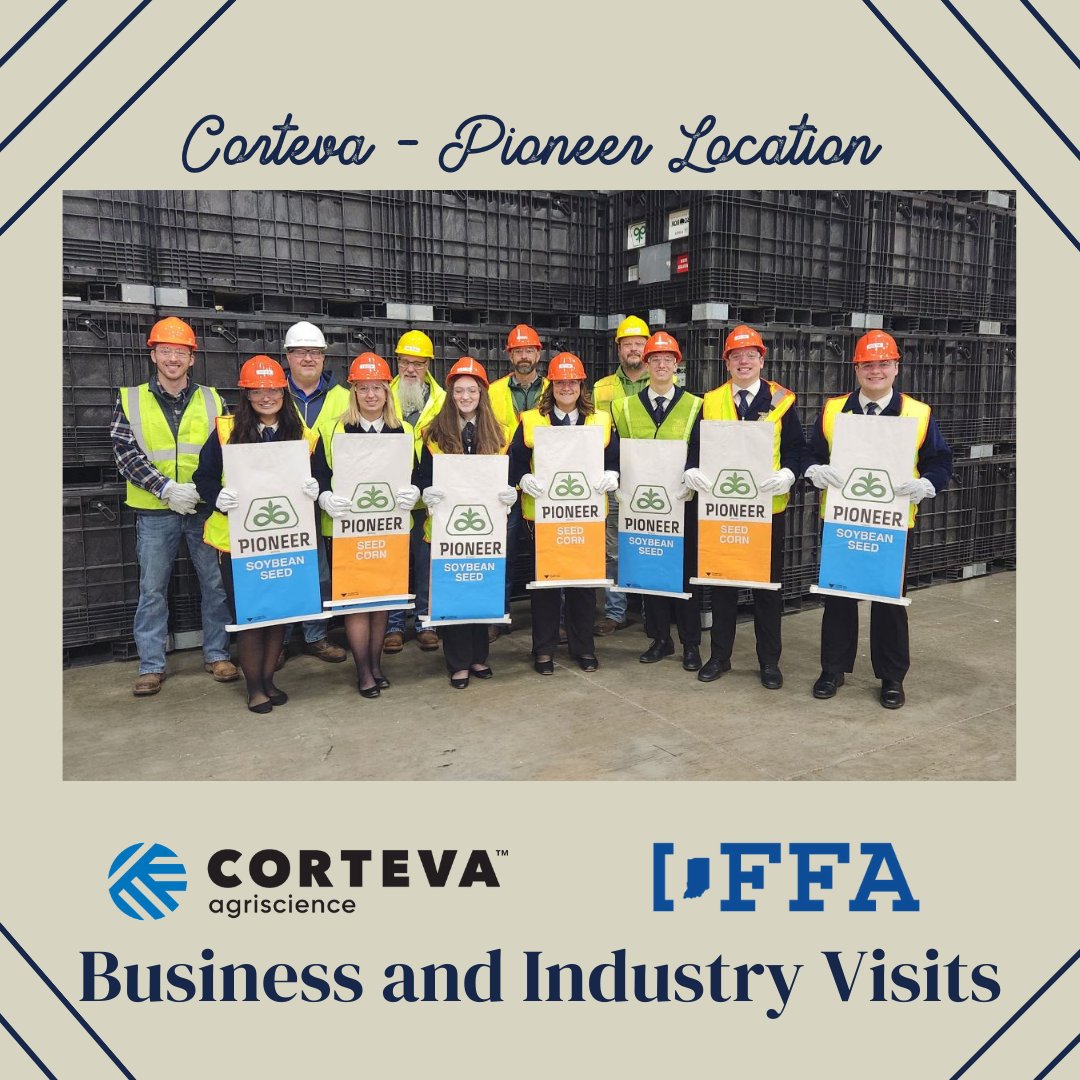 The Indiana FFA State Officers had an inspiring visit to Corteva's Pioneer location, where they gained valuable insights into the innovation and technology shaping the future of agriculture.
